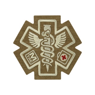 M-TAC Naszywka na rzep Paramedic Haftowana Coyote
