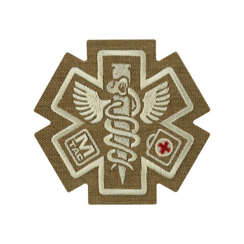 M-TAC Naszywka na rzep Paramedic Haftowana Coyote