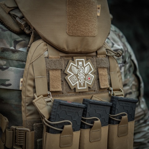 M-TAC Naszywka na rzep Paramedic Haftowana Coyote