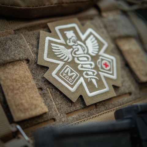 M-TAC Naszywka na rzep Paramedic Haftowana Coyote