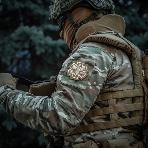 M-TAC Naszywka na rzep Paramedic Haftowana Coyote