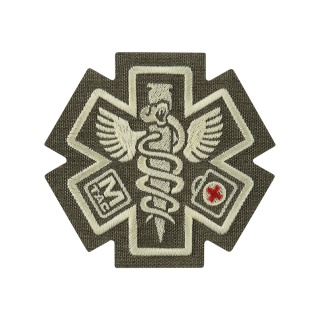 M-TAC Naszywka na rzep Paramedic Haftowana Ranger Green