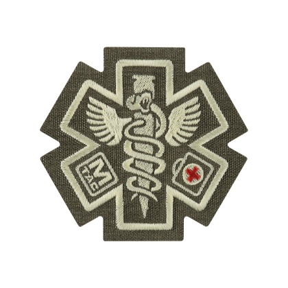 M-TAC Naszywka na rzep Paramedic Haftowana Ranger Green