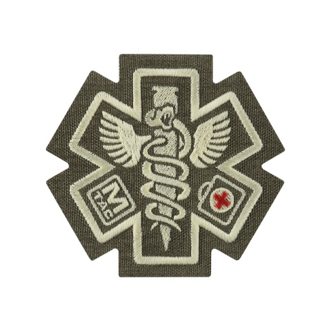 M-TAC Naszywka na rzep Paramedic Haftowana Ranger Green