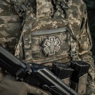 M-TAC Naszywka na rzep Paramedic Haftowana Ranger Green