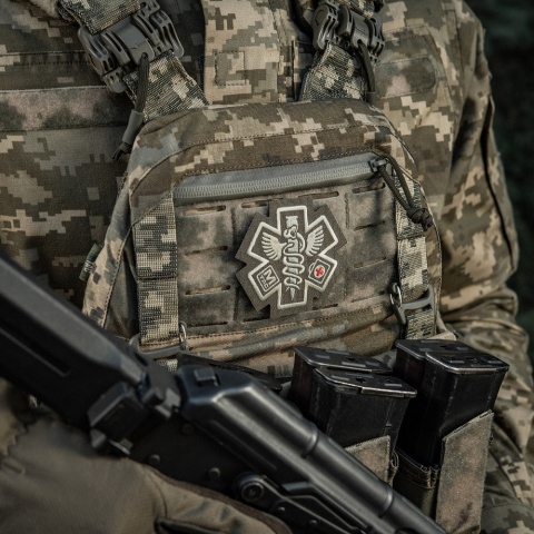 M-TAC Naszywka na rzep Paramedic Haftowana Ranger Green