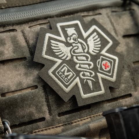 M-TAC Naszywka na rzep Paramedic Haftowana Ranger Green