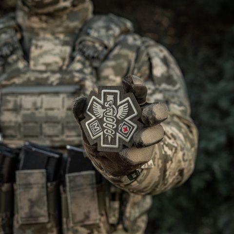 M-TAC Naszywka na rzep Paramedic Haftowana Ranger Green