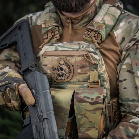 M-TAC Naszywka na rzep SORRY Haftowana Coyote