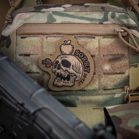 M-TAC Naszywka na rzep SORRY Haftowana Coyote
