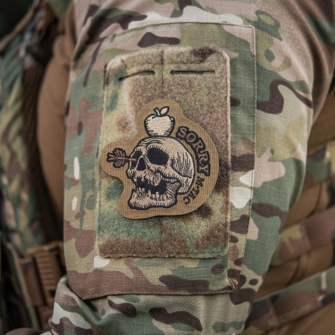M-TAC Naszywka na rzep SORRY Haftowana Coyote