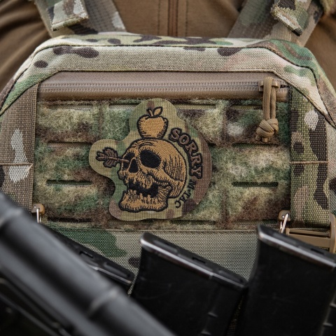 M-TAC Naszywka na rzep SORRY Haftowana MultiCam® Coyote
