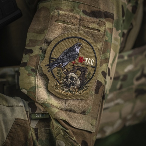 M-TAC Naszywka na rzep Snajper Haftowana Coyote