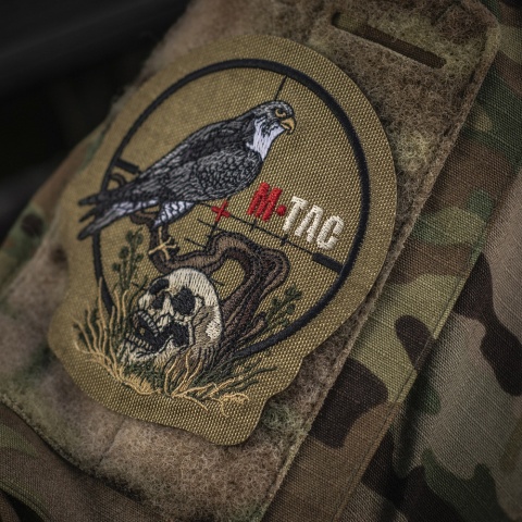 M-TAC Naszywka na rzep Snajper Haftowana Coyote