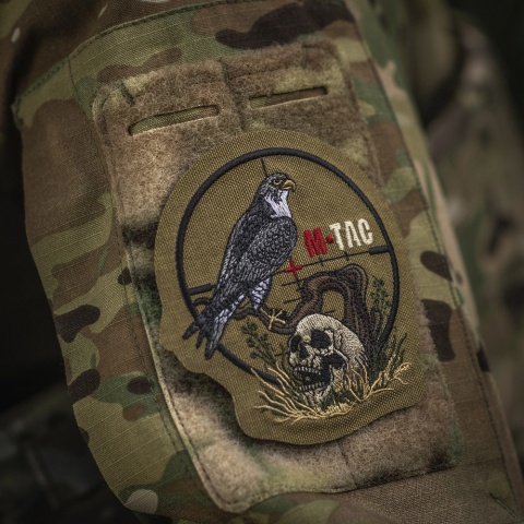 M-TAC Naszywka na rzep Snajper Haftowana Coyote