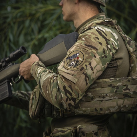 M-TAC Naszywka na rzep Snajper Haftowana Coyote