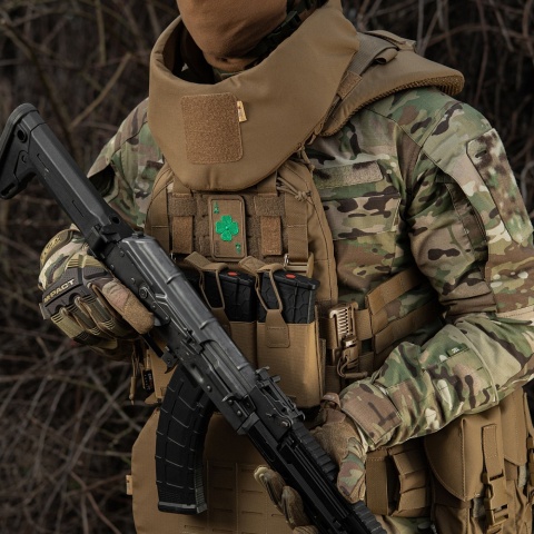 M-TAC Naszywka na rzep Szczęśliwa Karta Haftowana Coyote