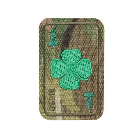 M-TAC Naszywka na rzep Szczęśliwa Karta Haftowana MultiCam®