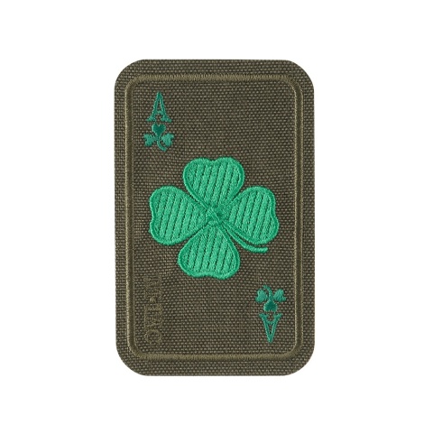 M-TAC Naszywka na rzep Szczęśliwa Karta Haftowana Ranger Green