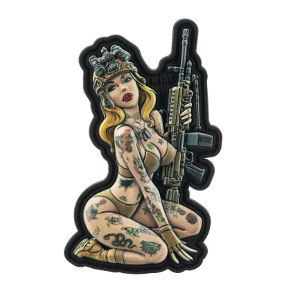 M-TAC Naszywka na rzep Morale Patch Tactical Girl #5 Hooligan PVC