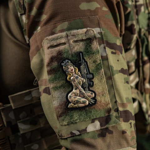 M-TAC Naszywka na rzep Morale Patch Tactical Girl #5 Hooligan PVC