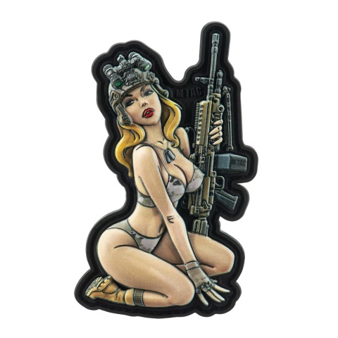M-TAC Naszywka na rzep Morale Patch Tactical Girl #5 Hooligan PVC MC