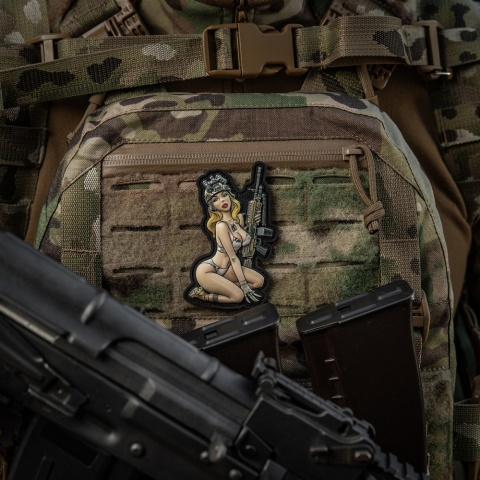M-TAC Naszywka na rzep Morale Patch Tactical Girl #5 Hooligan PVC MC