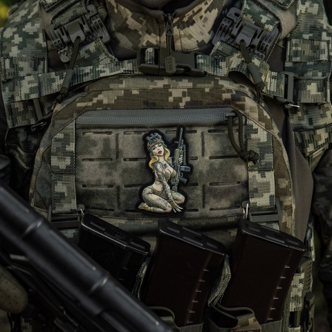 M-TAC Naszywka na rzep Morale Patch Tactical Girl #5 Hooligan Skandinavik PVC