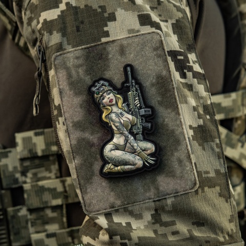 M-TAC Naszywka na rzep Morale Patch Tactical Girl #5 Hooligan Skandinavik PVC