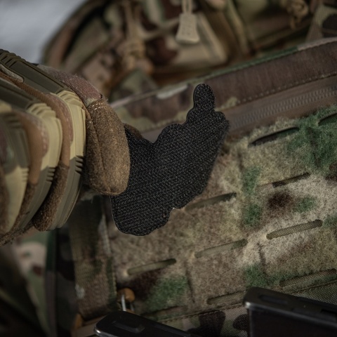 M-TAC Naszywka na rzep Morale Patch Tactical Girl #6 Yellow MC V2 PVC