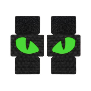 M-TAC Naszywka na rzep Tiger Eyes Laser Cut PAIR Ranger Green Green GID