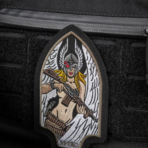 M-TAC Naszywka na rzep Valkyrie Haftowana Black Ranger Green
