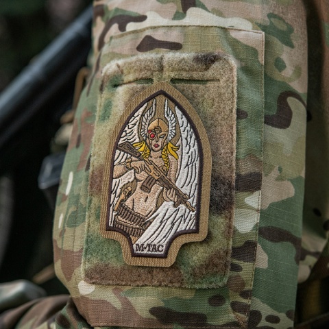 M-TAC Naszywka na rzep Valkyrie Haftowana Coyote