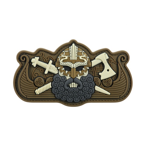 M-TAC Naszywka na rzep Vikings Drakkar Black Coyote