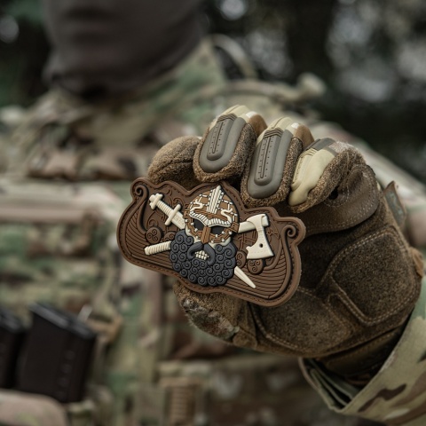 M-TAC Naszywka na rzep Vikings Drakkar Black Coyote