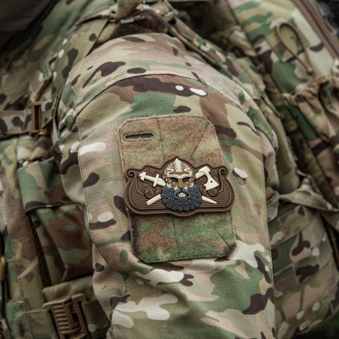 M-TAC Naszywka na rzep Vikings Drakkar Black Coyote