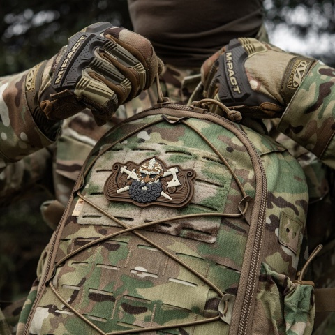 M-TAC Naszywka na rzep Vikings Drakkar Black Coyote