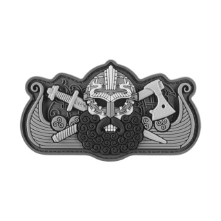 M-TAC Naszywka na rzep Vikings Drakkar Black Grey