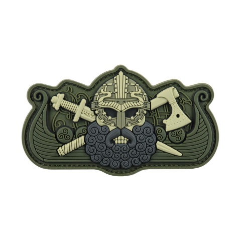 M-TAC Naszywka na rzep Vikings Drakkar Black Olive