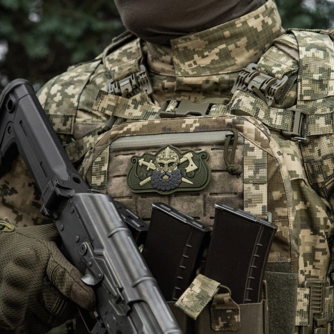 M-TAC Naszywka na rzep Vikings Drakkar Black Olive