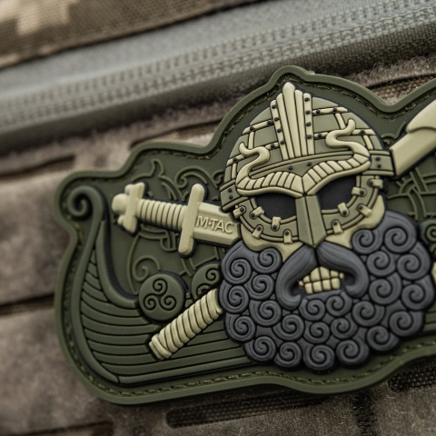M-TAC Naszywka na rzep Vikings Drakkar Black Olive
