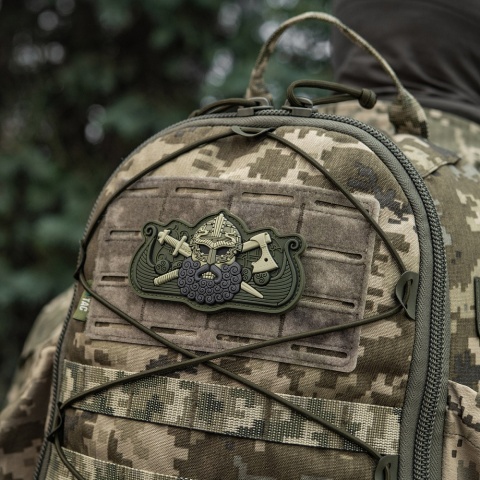 M-TAC Naszywka na rzep Vikings Drakkar Black Olive