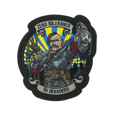 M-TAC Naszywka na rzep Zero Tolerance Haftowana Black
