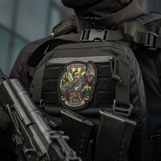 M-TAC Naszywka na rzep Zero Tolerance Haftowana Black