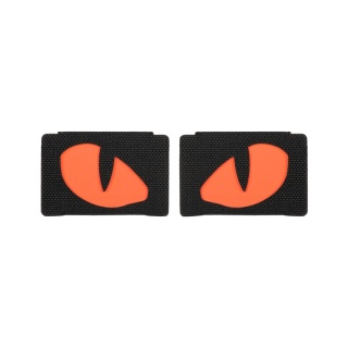 M-TAC Naszywka na rzep Tiger Eyes Laser Cut PAIR Black Red GID
