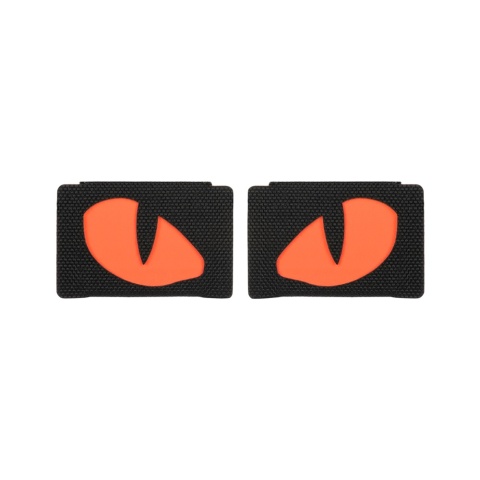 M-TAC Naszywka na rzep Tiger Eyes Laser Cut PAIR Black Red GID