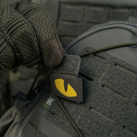 M-TAC Naszywka na rzep Tiger Eyes Laser Cut PAIR Ranger Green Yellow GID
