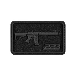 M-TAC Naszywka na rzep AR-15 Velcro PVC Black