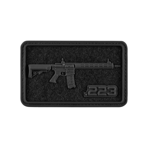 M-TAC Naszywka na rzep AR-15 Velcro PVC Black