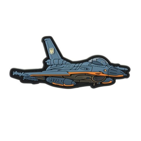 M-TAC Naszywka na rzep F-16 PVC Blue